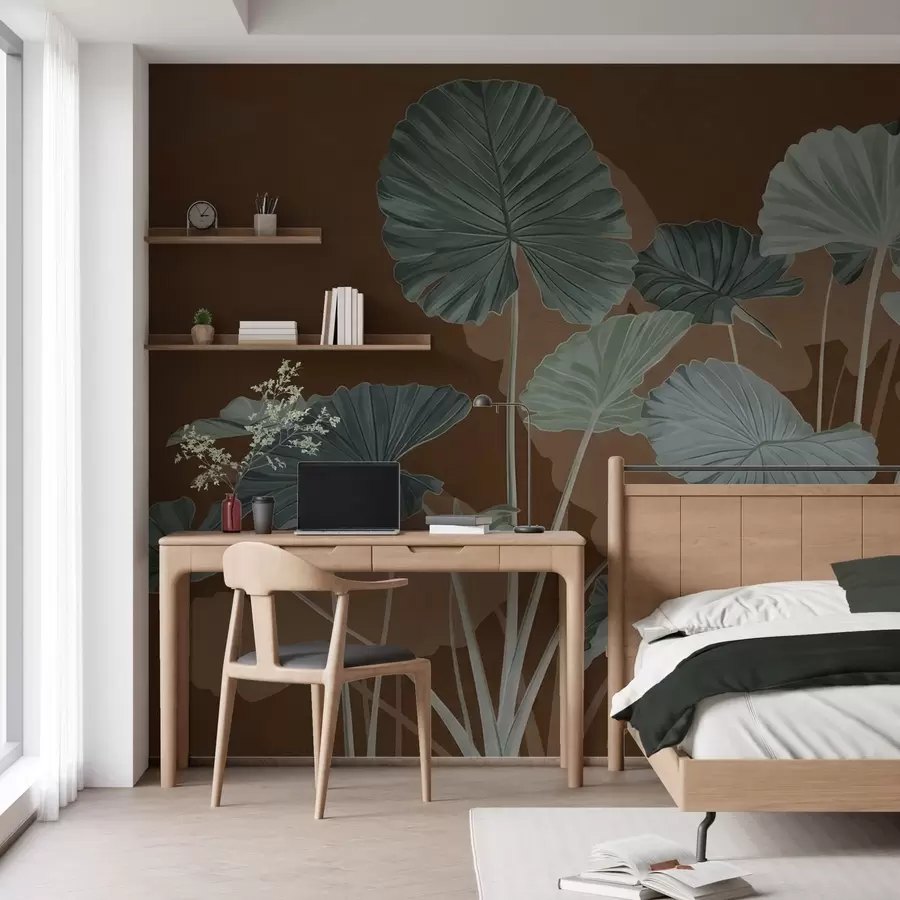 Fototapeedid Värvitud lootose aed w05364v1