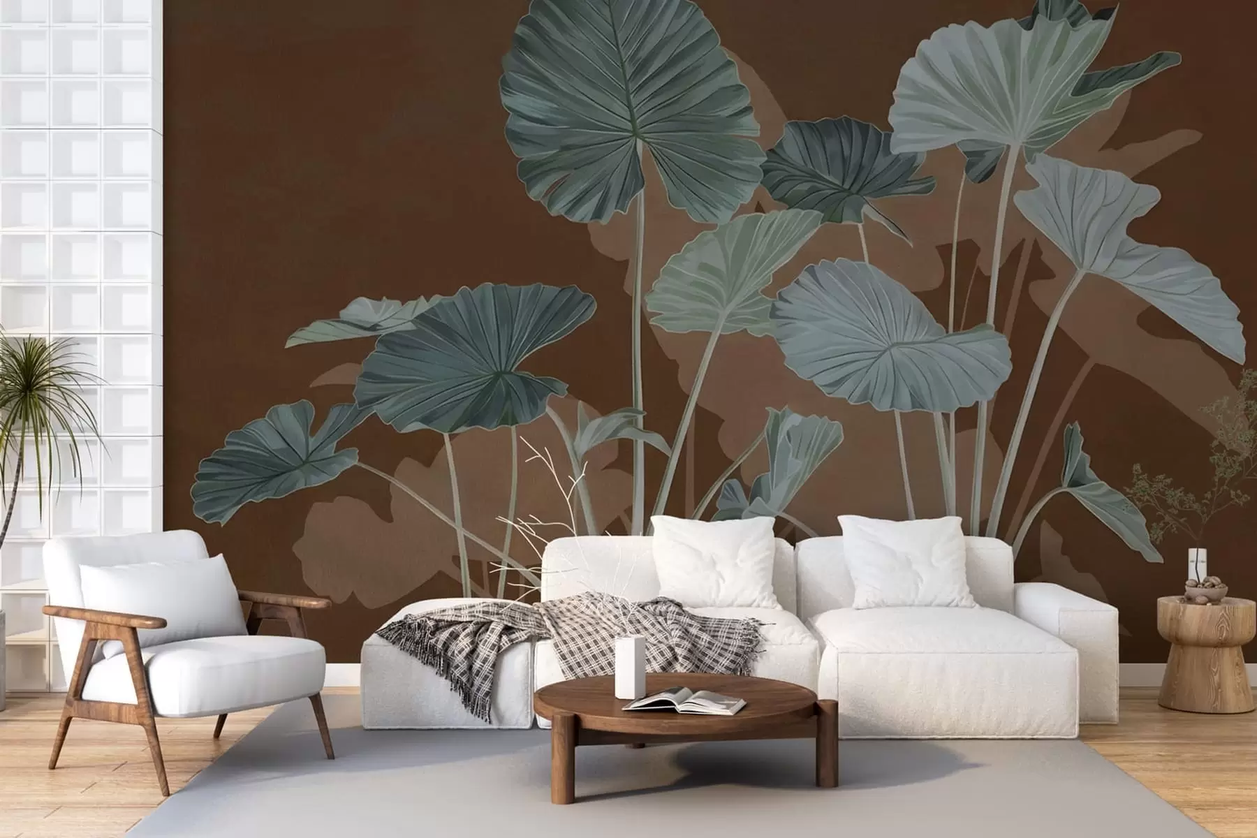 Fototapeedid Värvitud lootose aed w05364v1