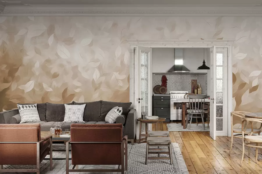 Fototapeedid Lehtede sosin w05277