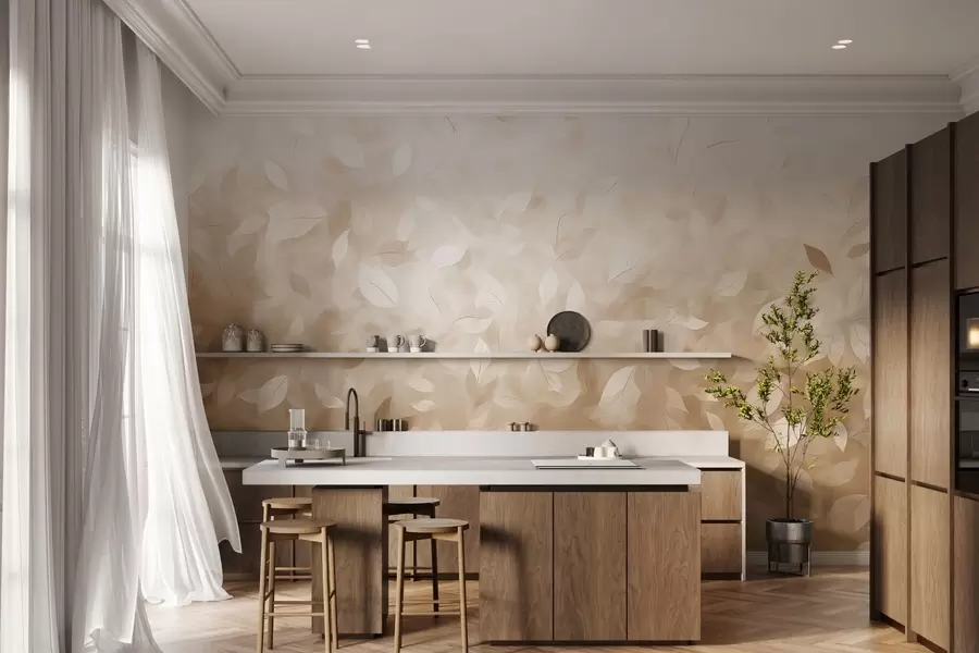 Fototapeedid Lehtede sosin w05277