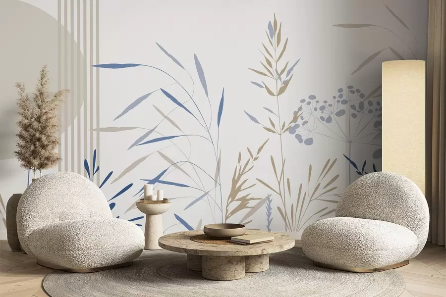 Fototapeedid Taimestiku abstraktsed siluetid w05375v2