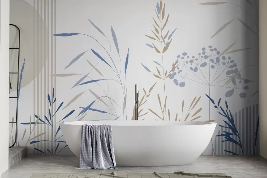 Fototapeedid Taimestiku abstraktsed siluetid w05375v2