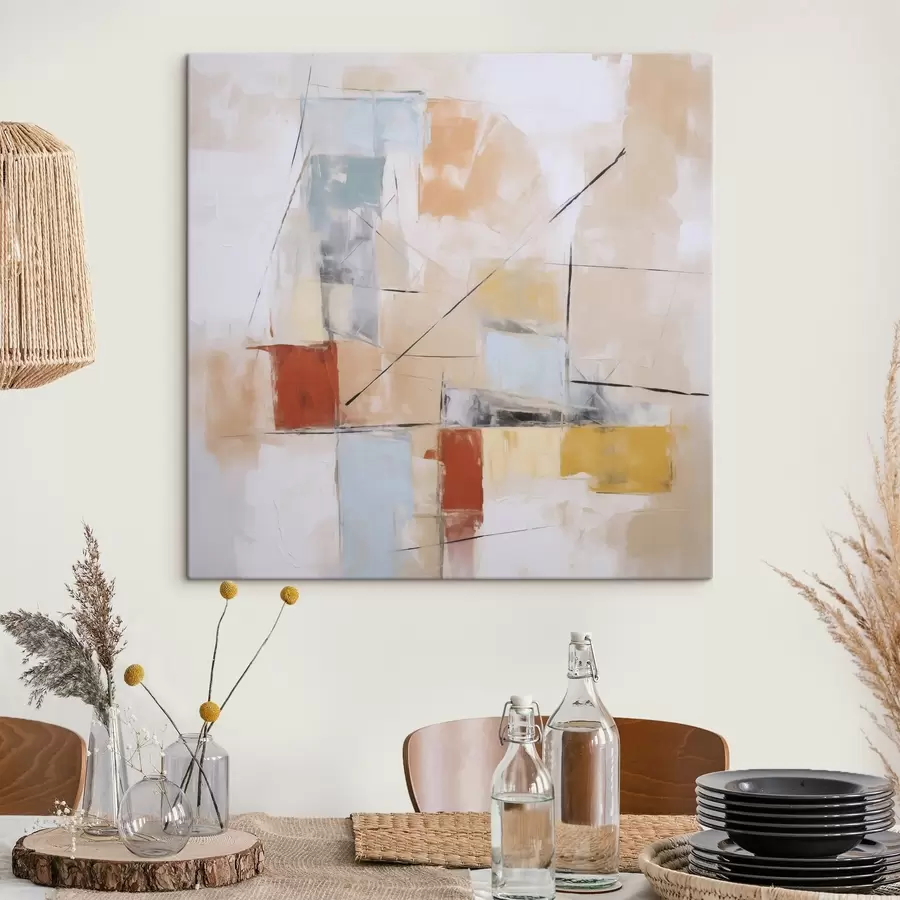 Pilt Kulunud maali kaootiline abstraktne imitatsioon s48418