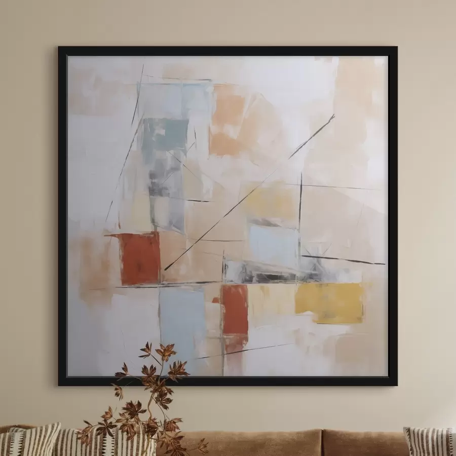 Fototapeedid Kulunud maali kaootiline abstraktne imitatsioon f48418