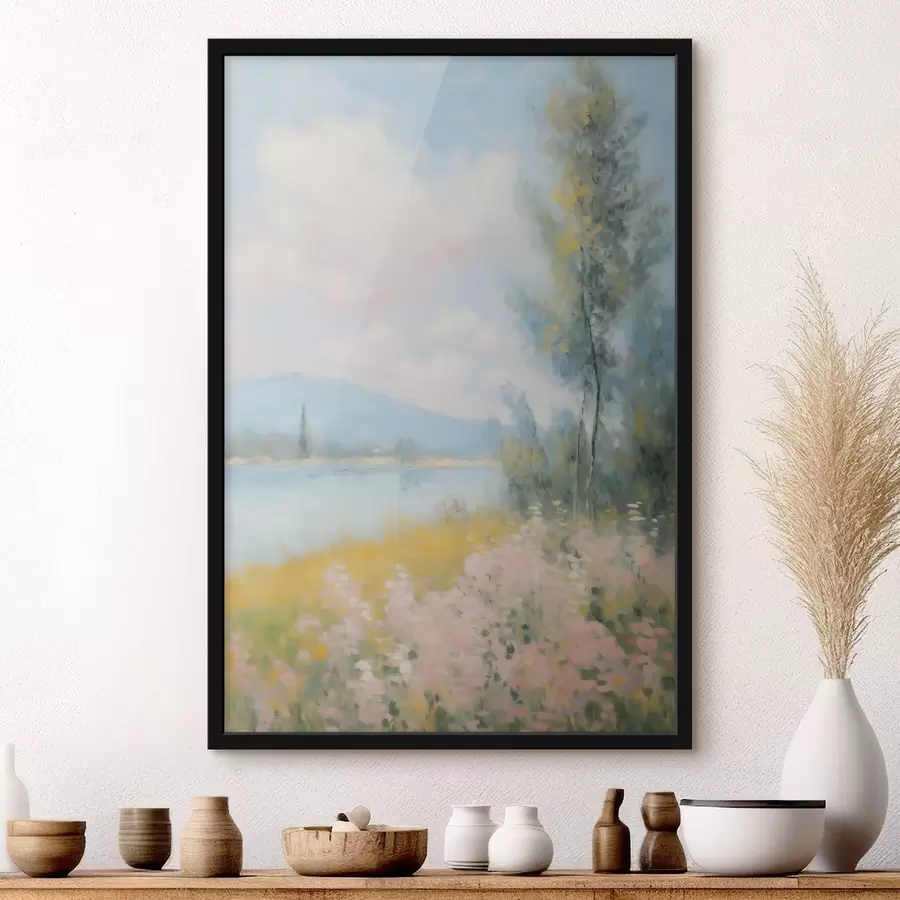 Fototapeedid Maastik, mis jäljendab udust maalit f48420