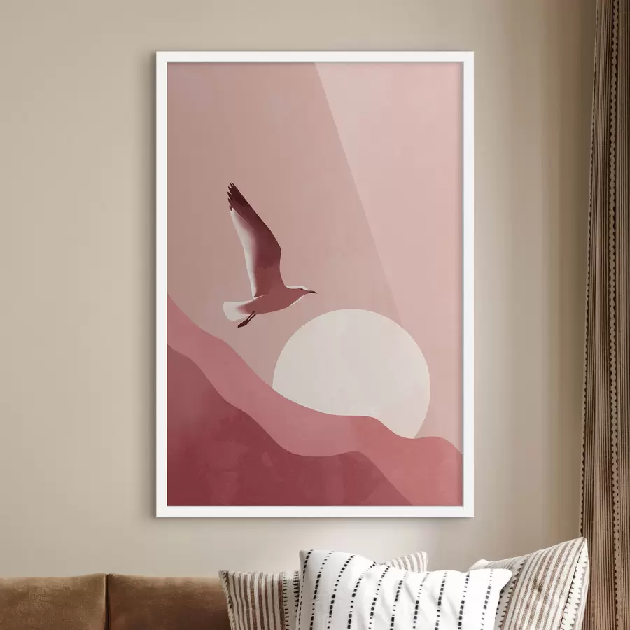 Fototapeedid Lind loojangutaevas f48453