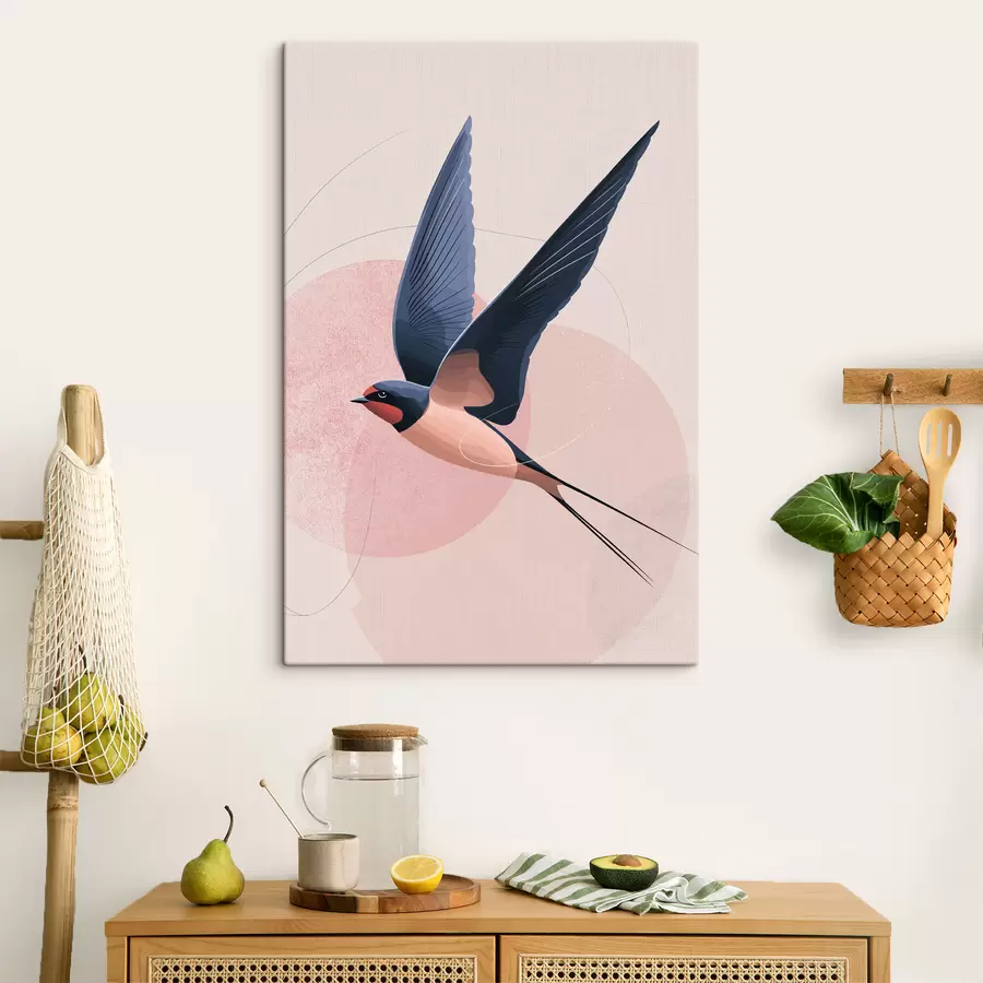 Pilt Lendava linnu siluett s48456