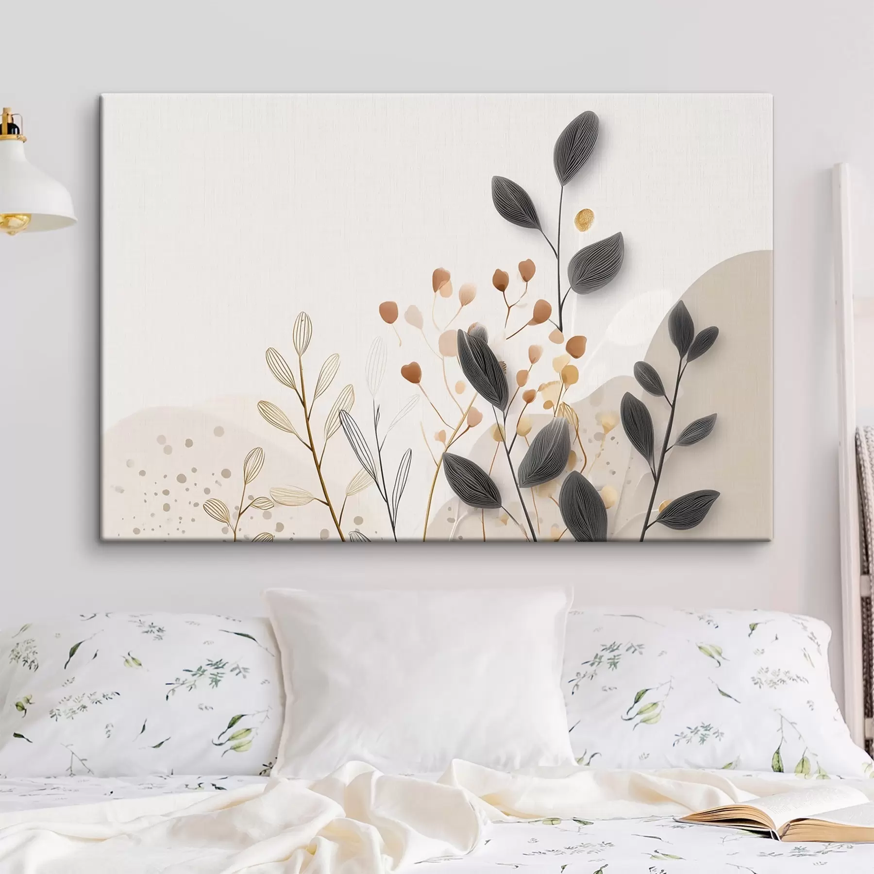 Pilt Botaanika, minimalism, beežid lehed s48485