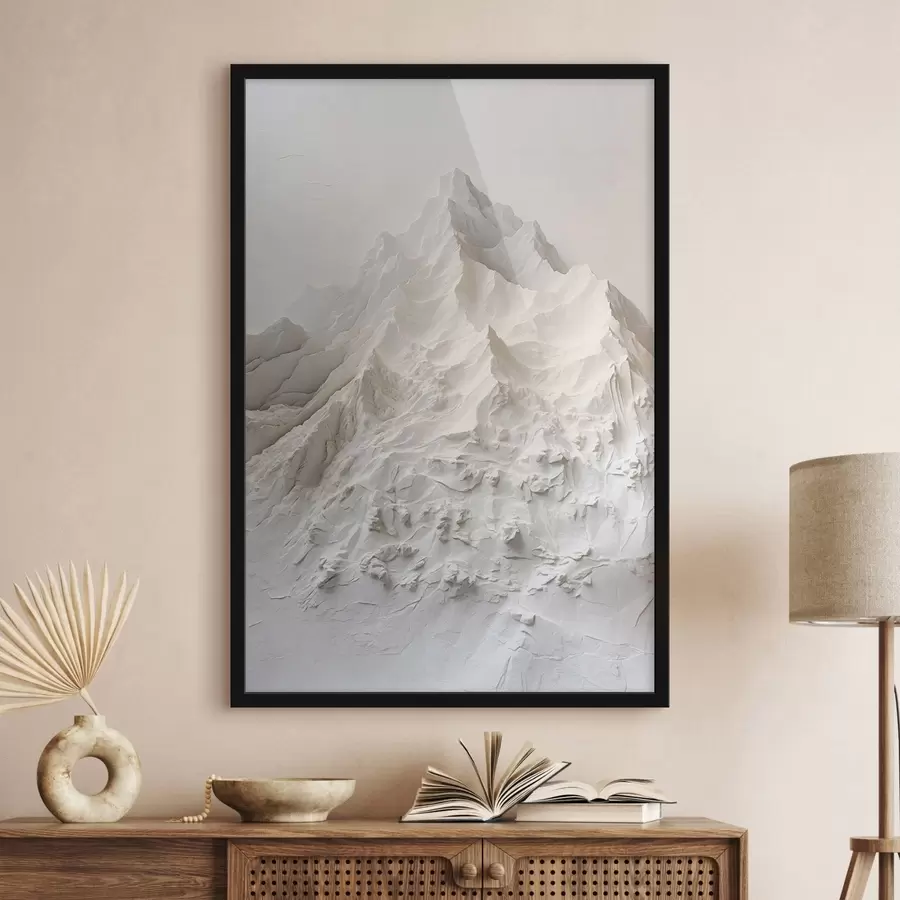 Fototapeedid Tekstuuriga abstraktsed mäevormid heledates toonides f48495