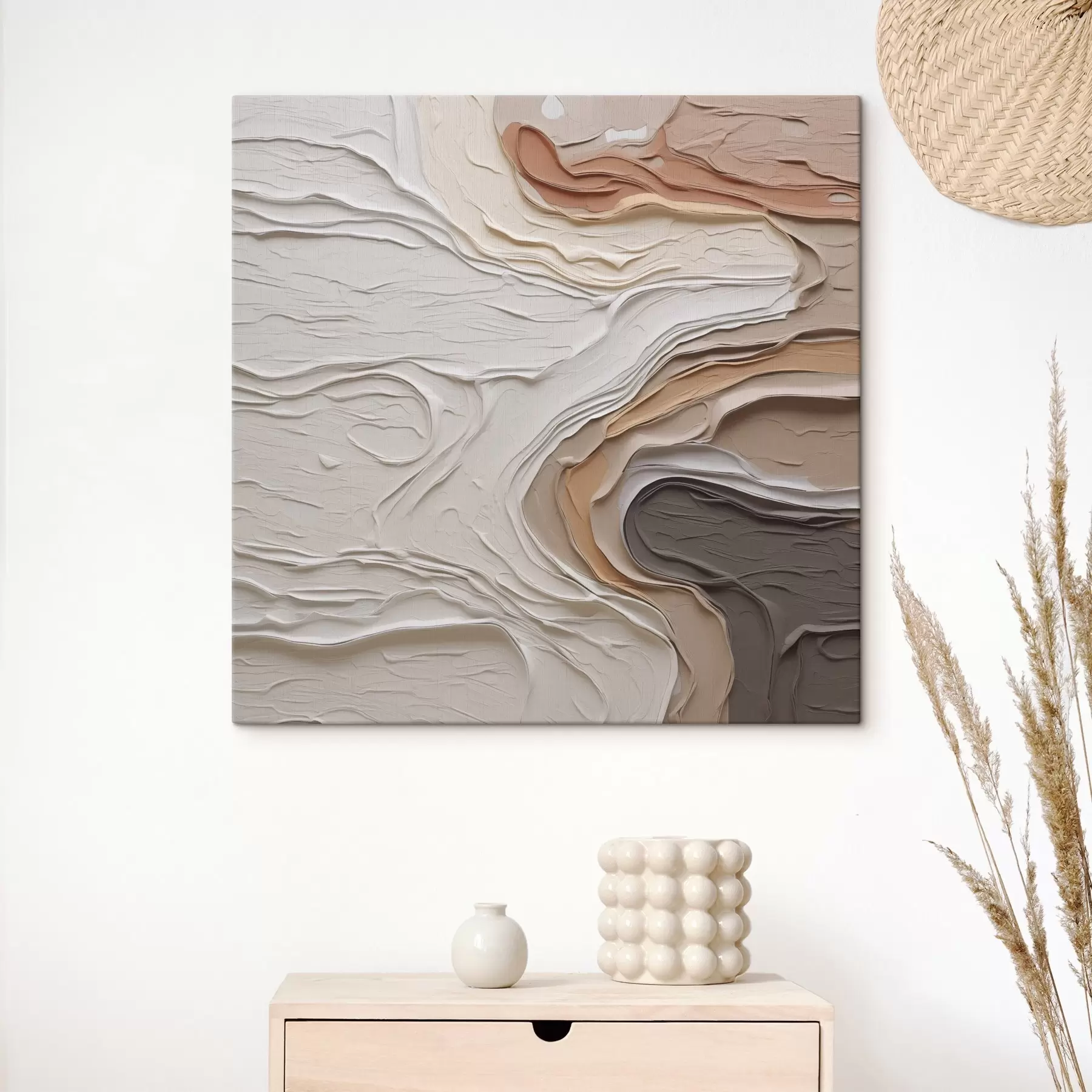 Pilt Abstraktne kompositsioon, maalitehnika imitatsioon s48507