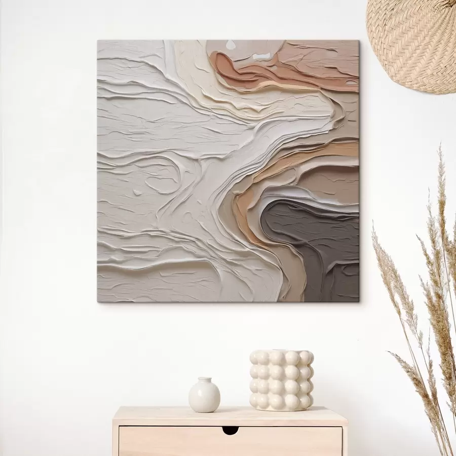 Pilt Abstraktne kompositsioon, maalitehnika imitatsioon s48507