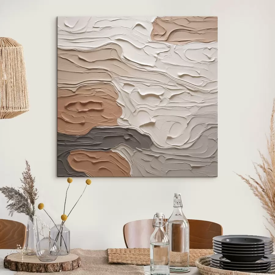 Pilt Abstraktne kompositsioon, maalitehnika imitatsioon s48508