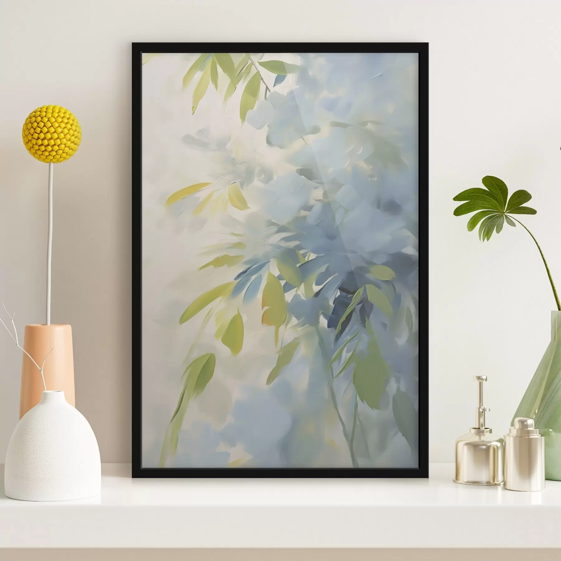 Fototapeedid Taimede abstraktsioon – maalikunsti jäljendamine f48499