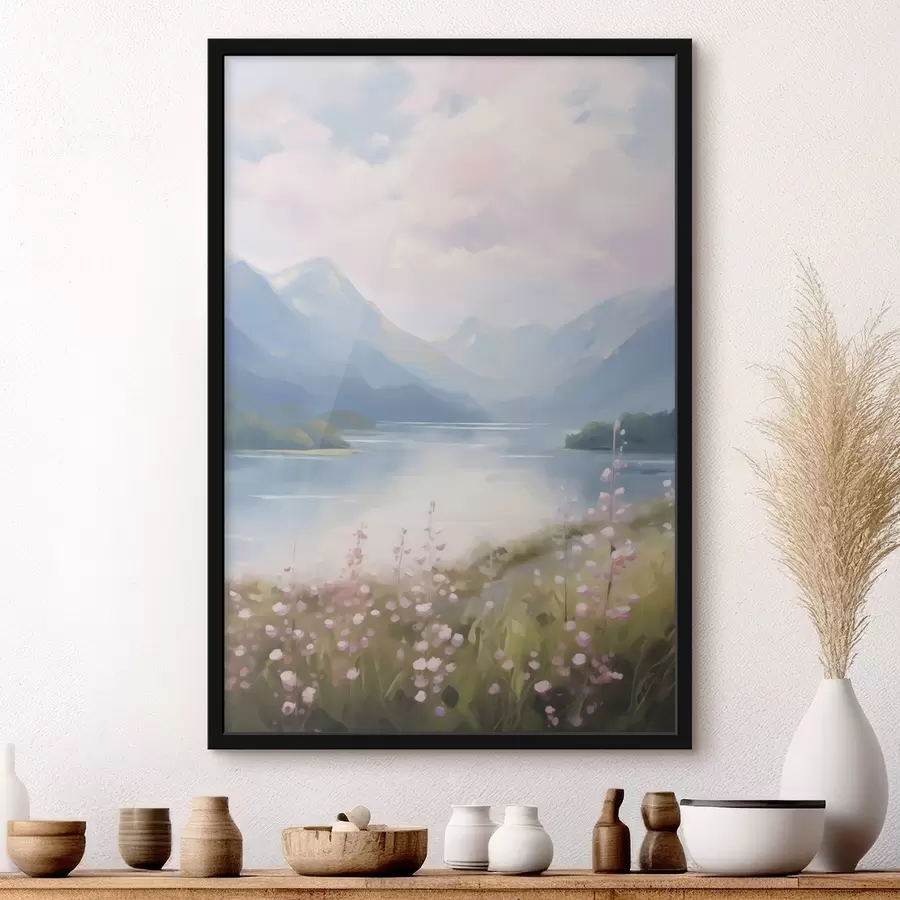 Fototapeedid Mägijärve imitatsioonimaal f48504