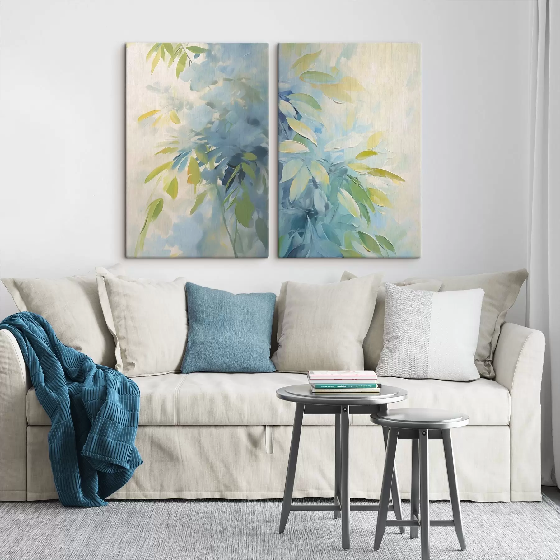 Pilt Taimede abstraktsioon – maalikunsti jäljendamine m30246