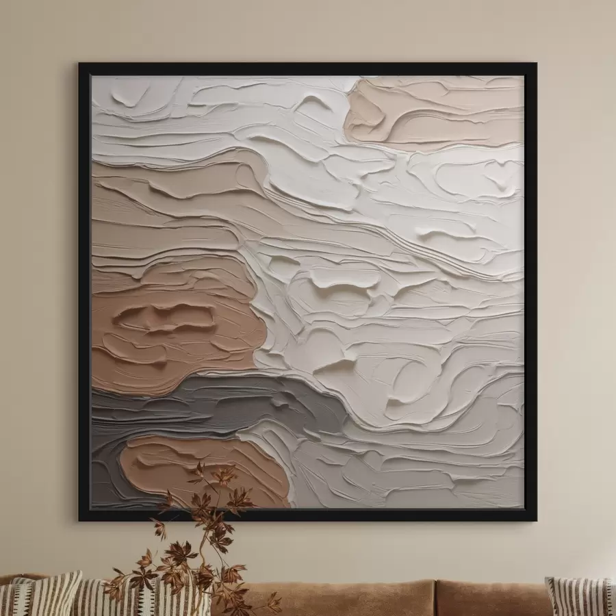 Fototapeedid Abstraktne kompositsioon, maalitehnika imitatsioon f48508