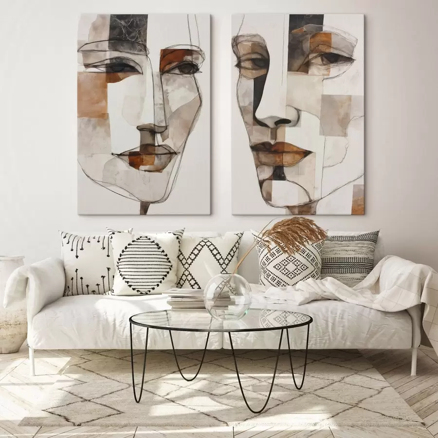 Pilt Abstraktsed näod m30155