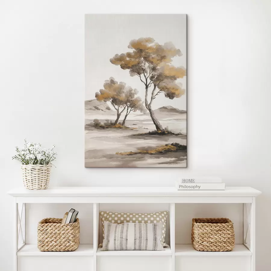 Pilt Abstraktne maastik puudega s48513