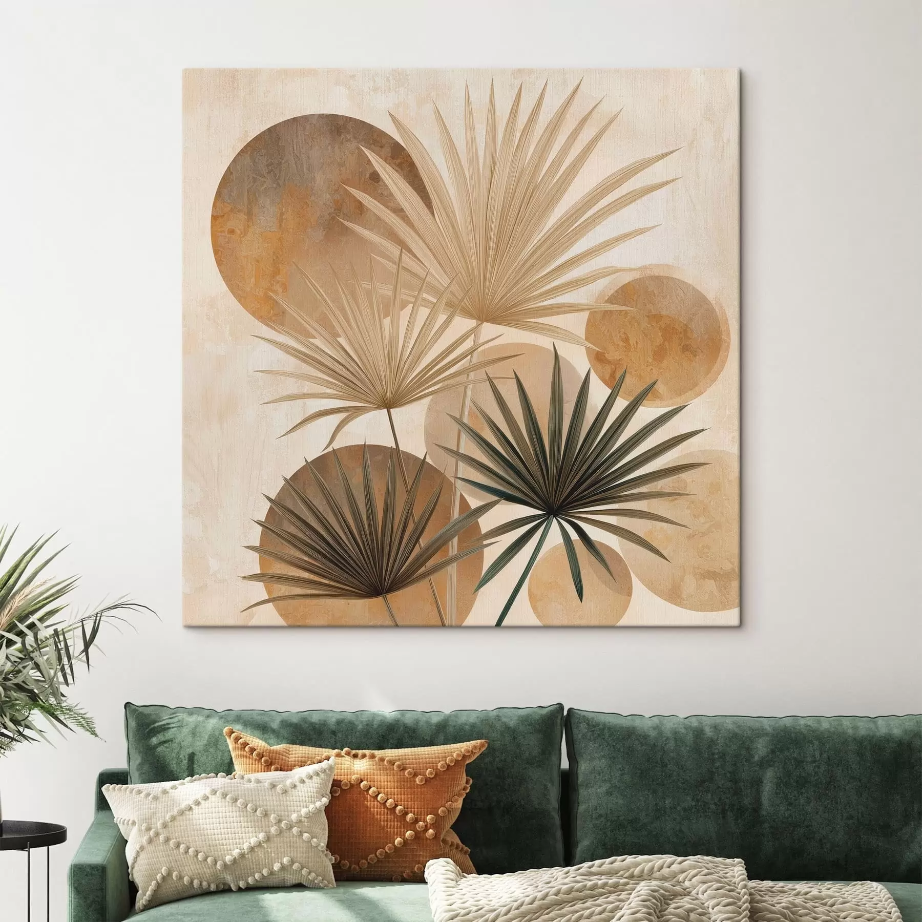 Fototapeedid Abstraktsed palmilehed s48518