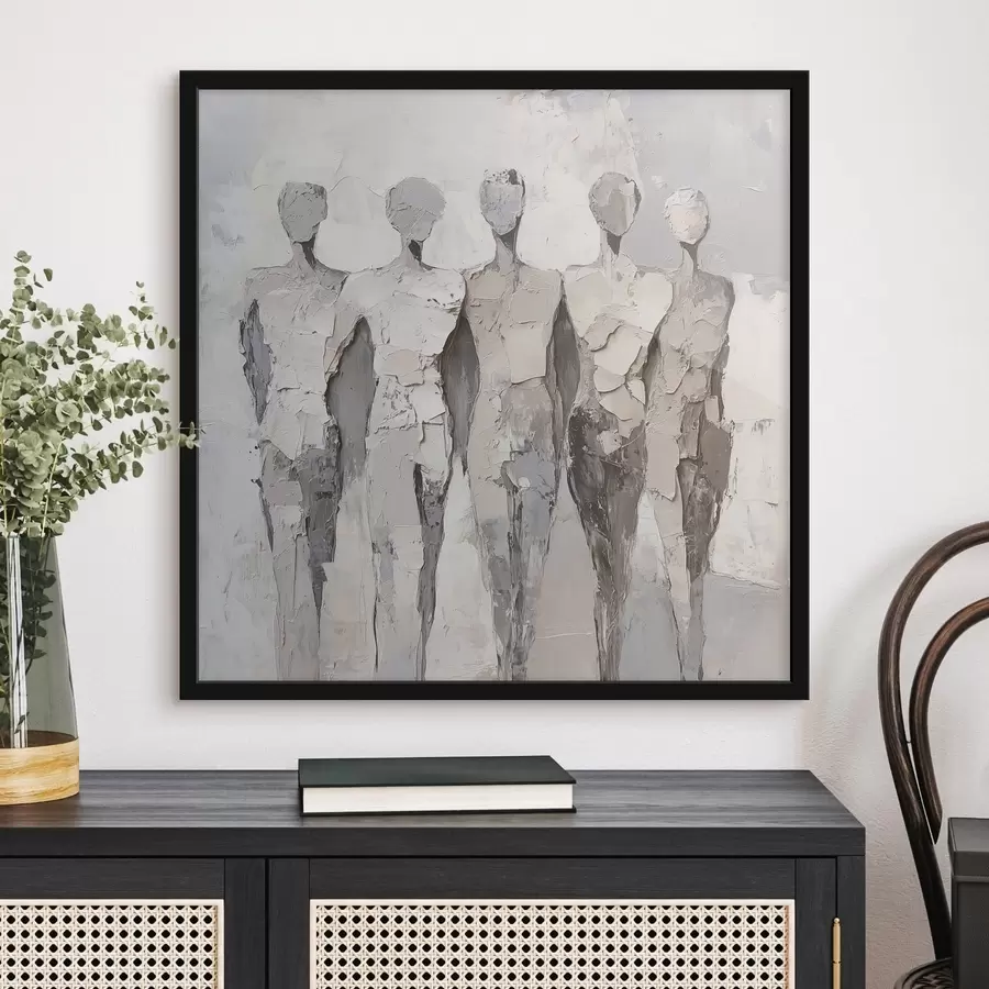 Fototapeedid Kaasaegsed abstraktsed siluetid f48286