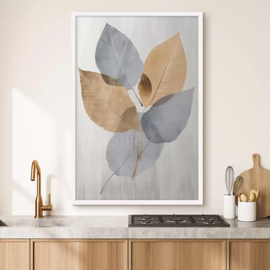 Fototapeedid Abstraktsed botaanilised lehed f48511