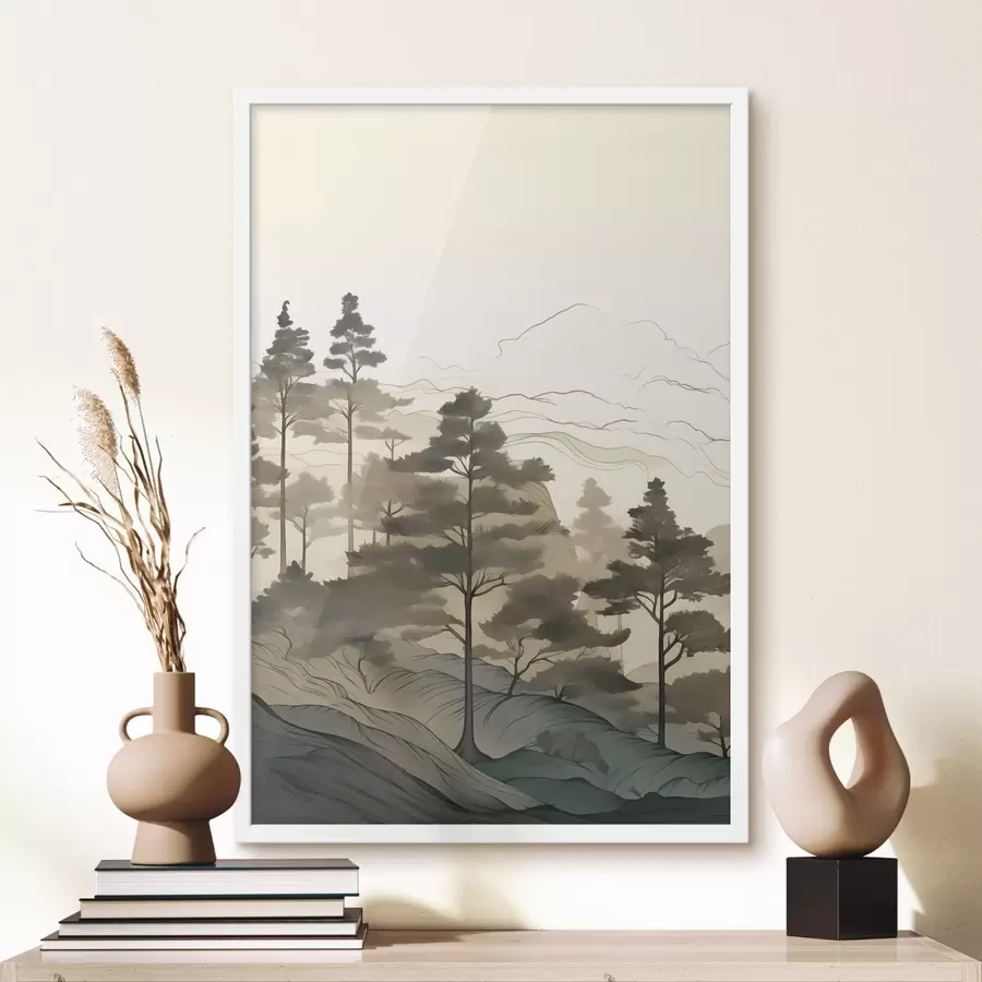 Fototapeedid Uduvõrk hommikuhämaras f48539