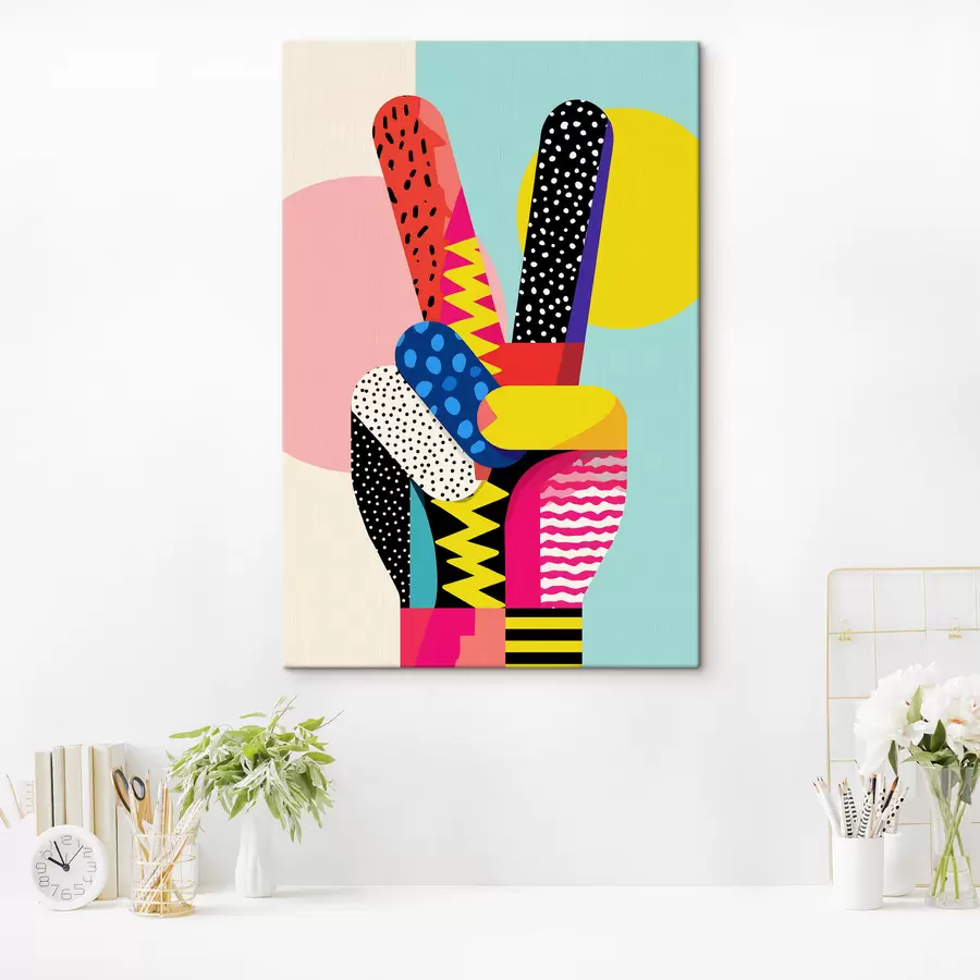 Pilt stiliseeritud võidumärk s48548