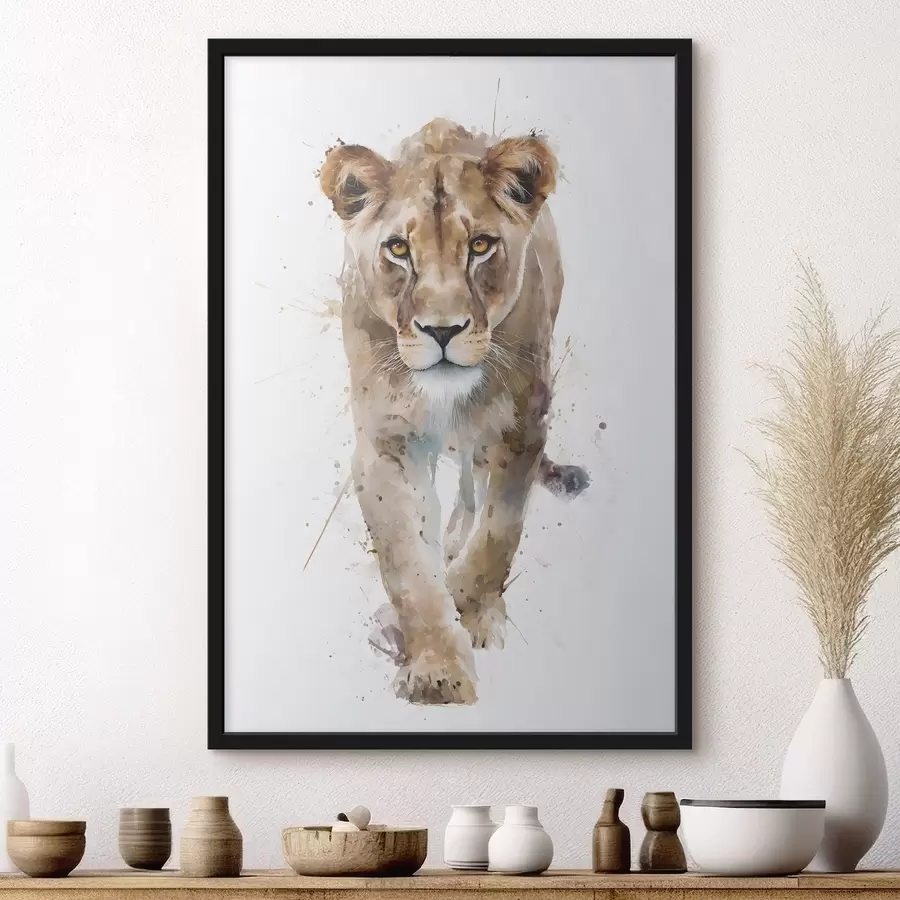 Fototapeedid õitsemas aprikoosipuuoks akvarellistiilis f48526