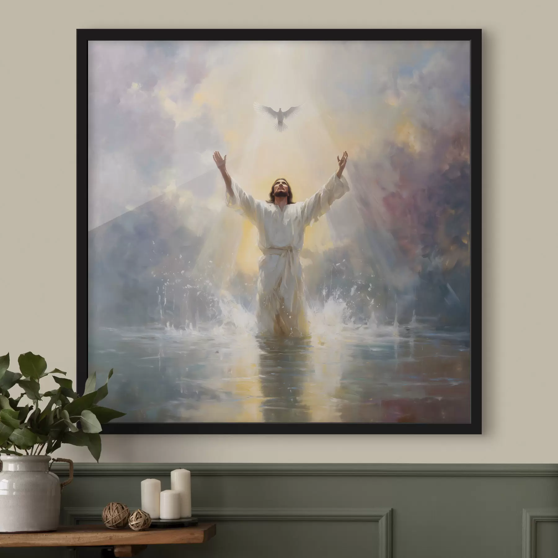 Fototapeedid dekoratiivses stiilis iirislill f48550