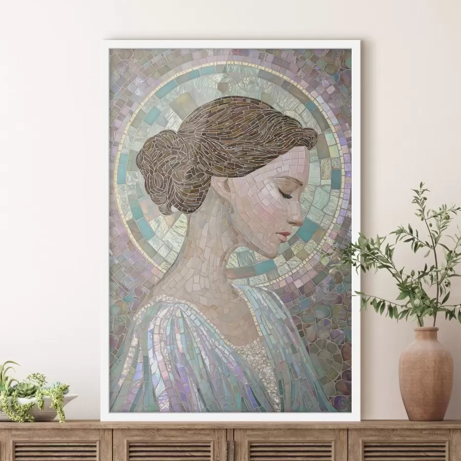 Fototapeedid dekoratiivses stiilis iirislill f48551