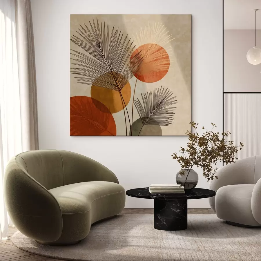 Pilt Abstraktsed palmilehed s48557