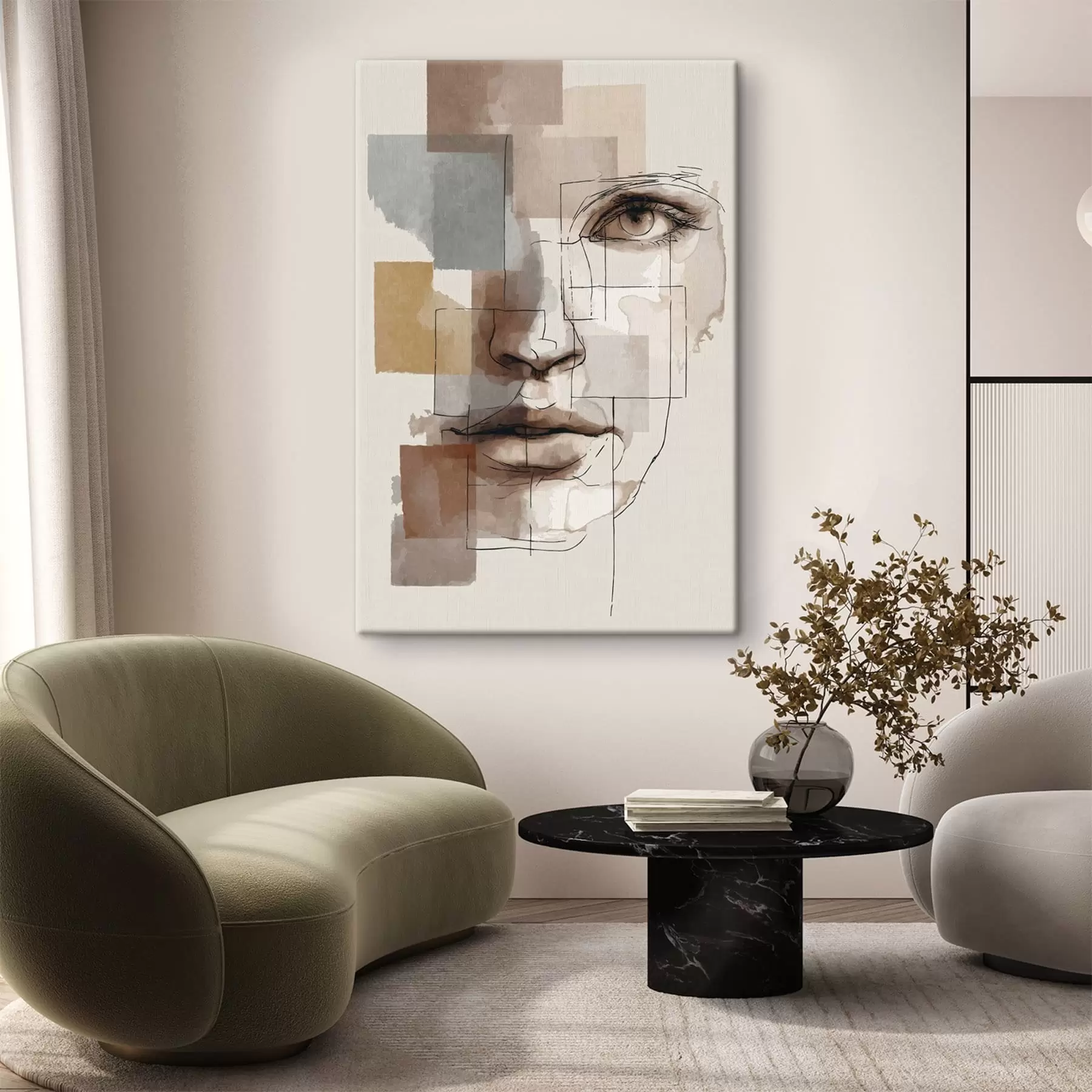 Pilt Abstraktne nägu s48561