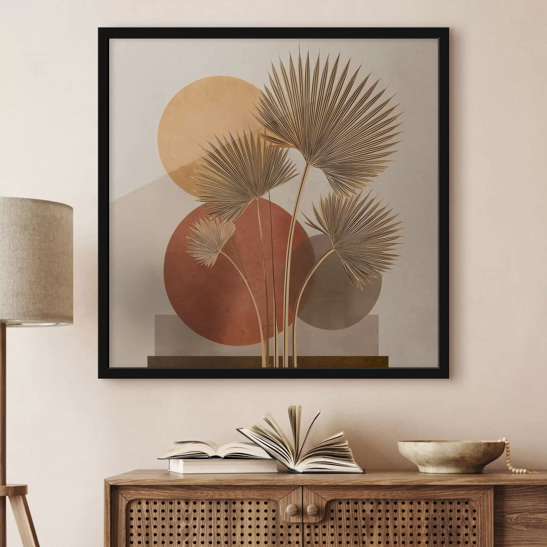 Fototapeedid Abstraktsed palmilehed f48558