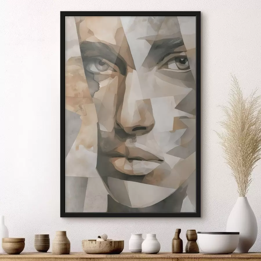 Fototapeedid Abstraktne nägu f48562