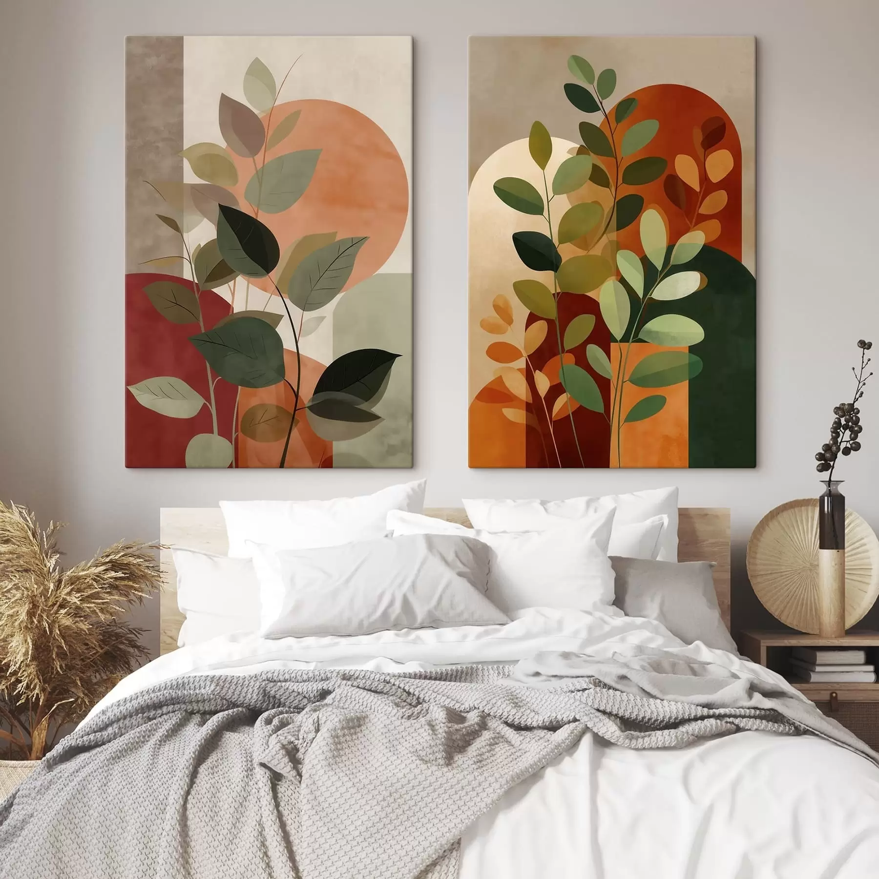 Pilt Taimede lehtede abstraktsed kujutised m30266