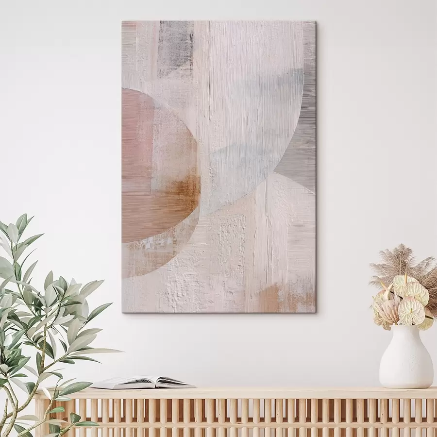 Pilt Tekstuuriga taust, millel on mitmekihilised elemendid kaasaegses maalikunsti stiilis s48190