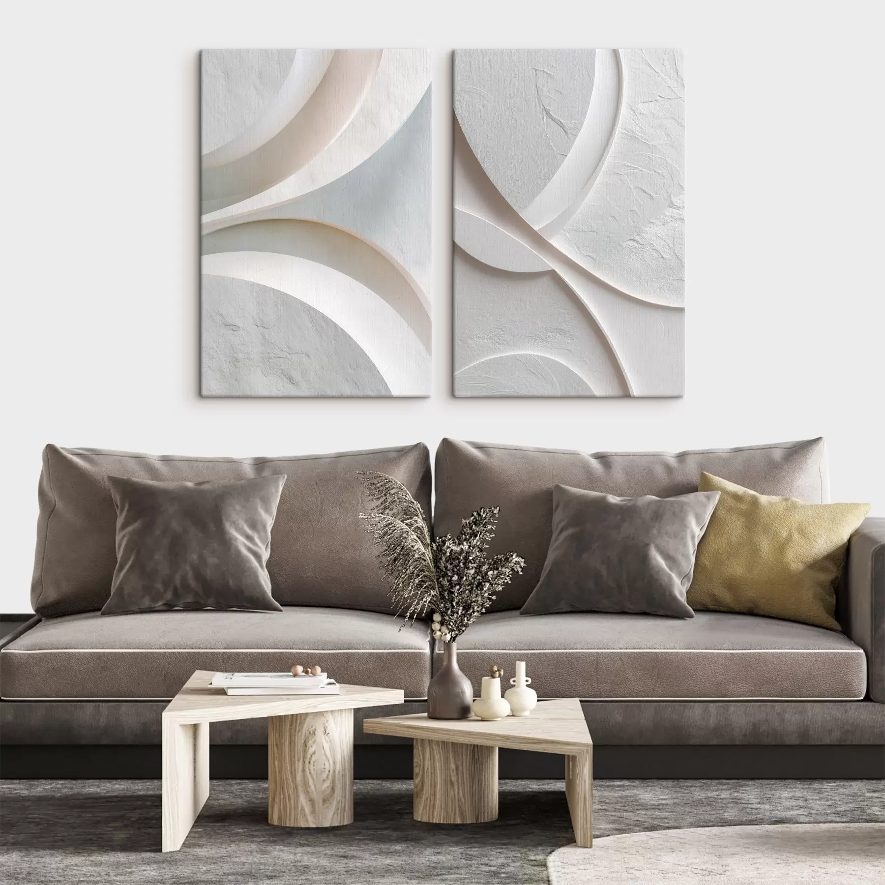 Pilt Abstraktne kompositsioon, millel on sujuvad jooned ja kivistruktuur kaasaegses basreljeefistiilis m30136