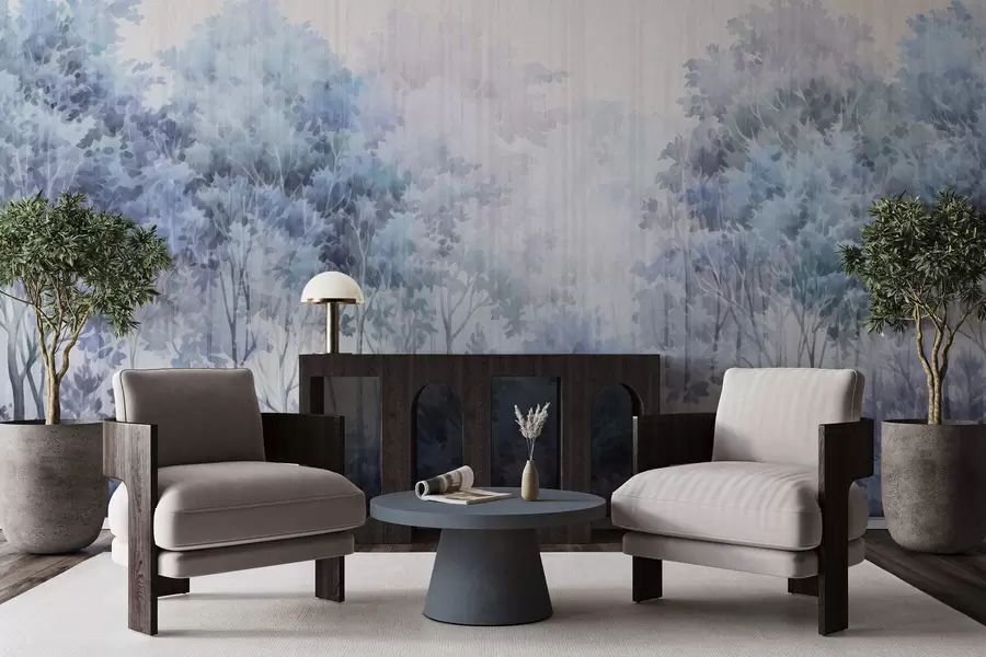 Fototapeedid Lehtpuumets ja jooned w05442v1