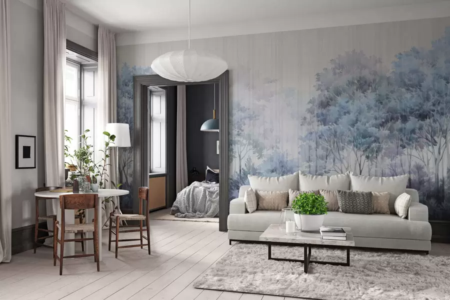 Fototapeedid Lehtpuumets ja jooned w05442v1