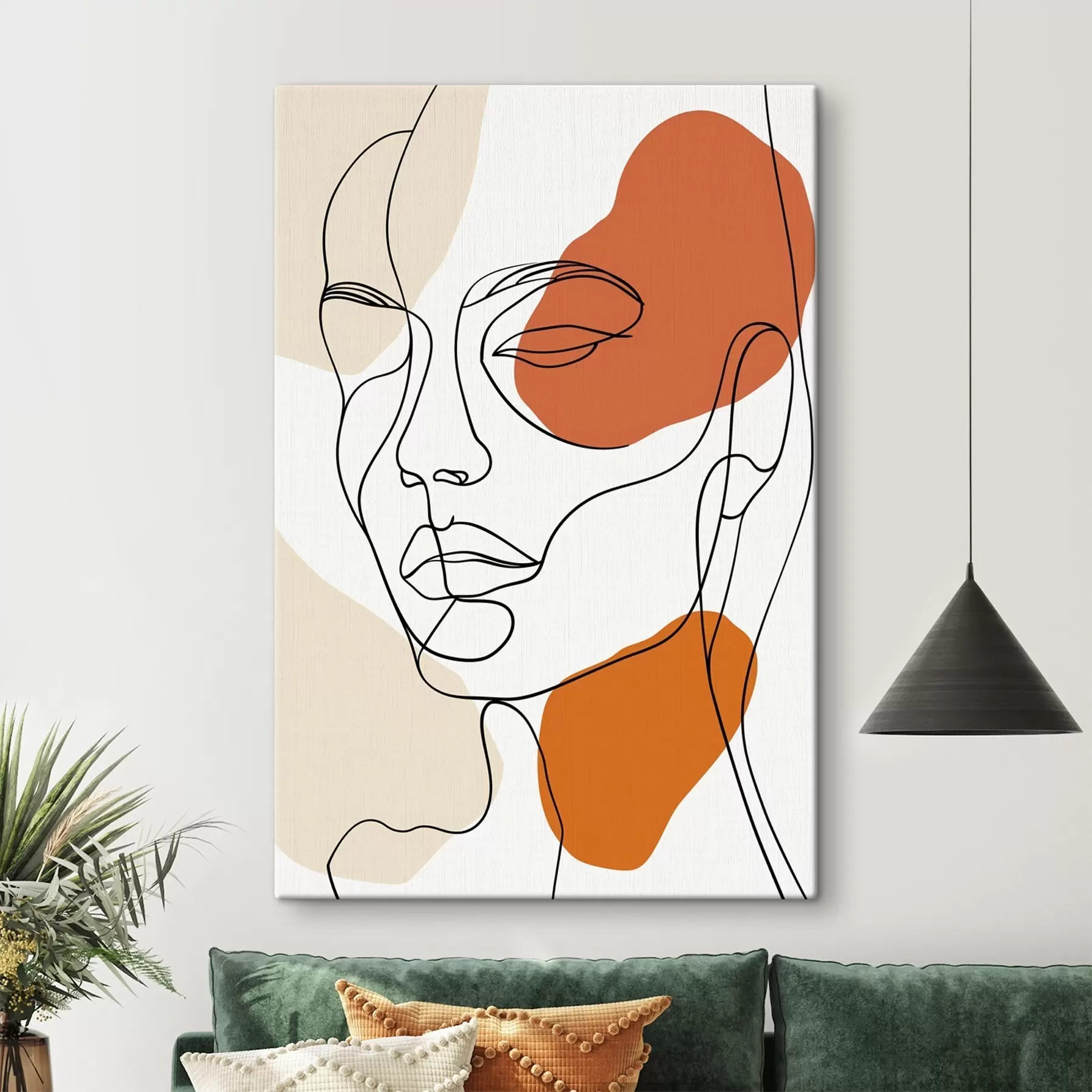 Pilt Abstraktsed näod, joonistused s48569