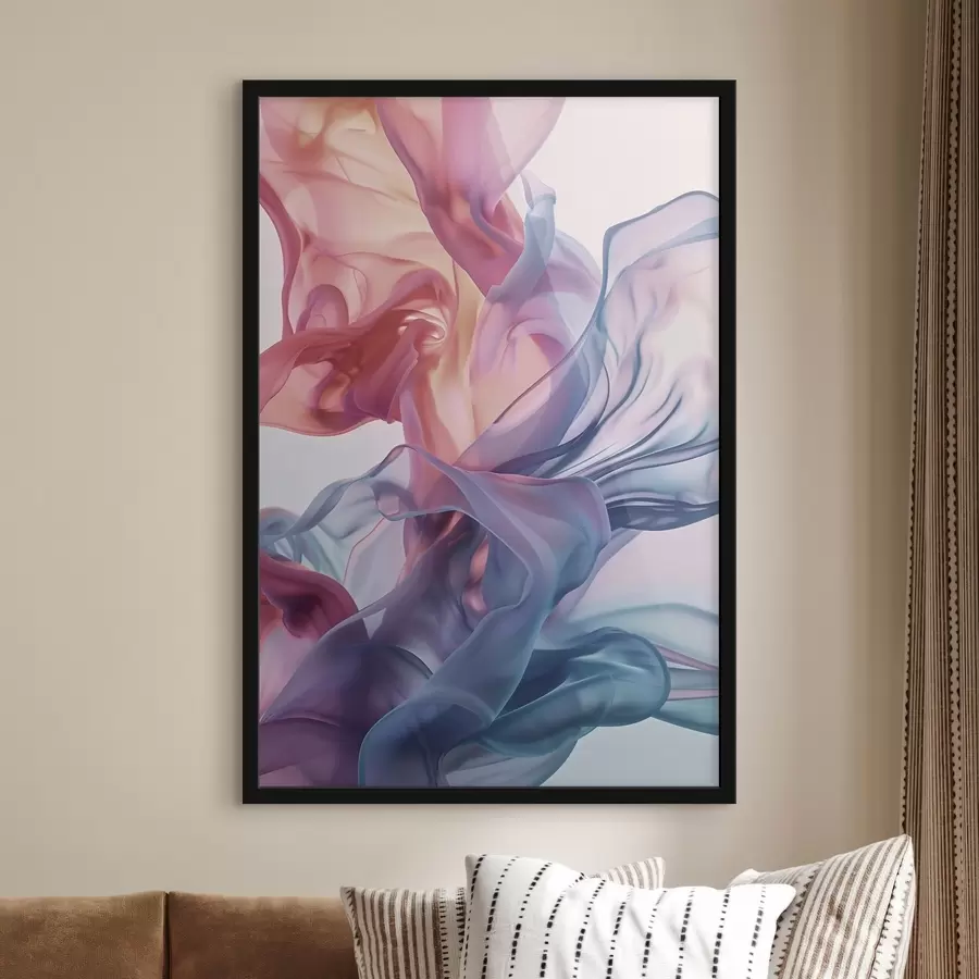 Fototapeedid Ere abstraktne kunst, värvikad lained, kaasaegne stiil f48581