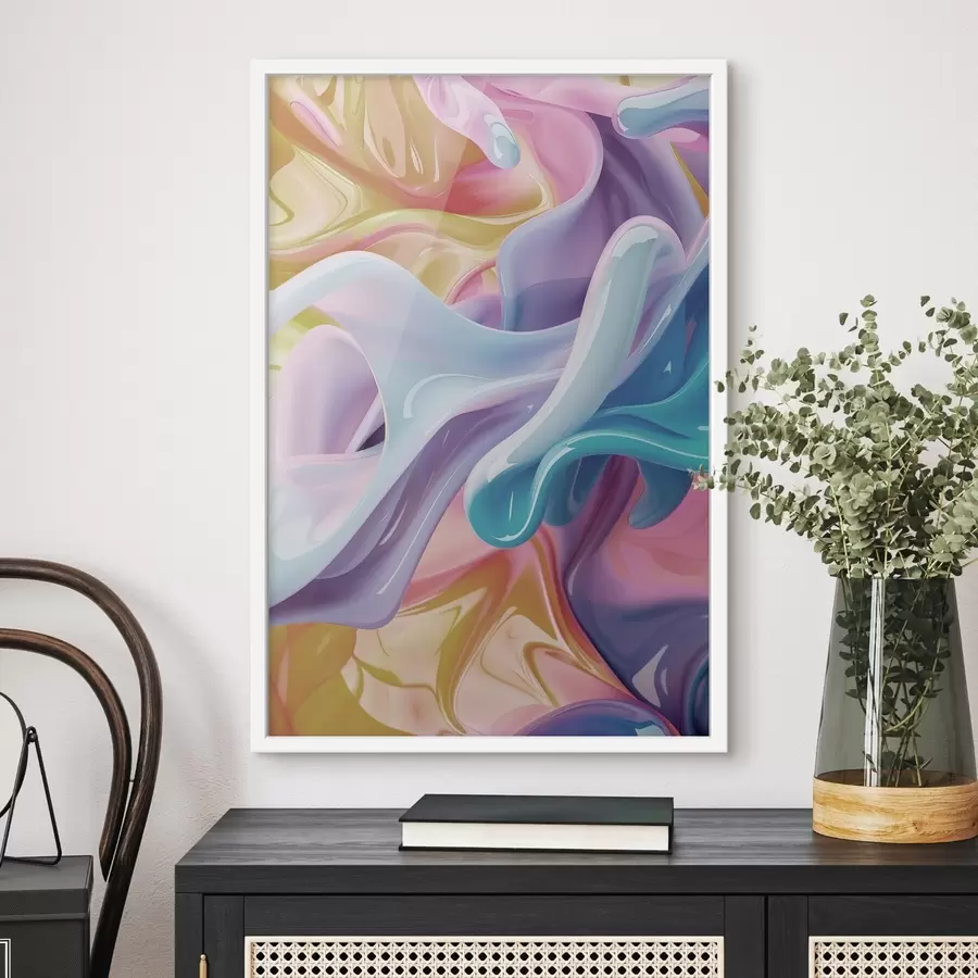 Fototapeedid Abstraktne kunst, dünaamilised värvid f48582