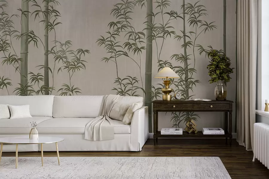 Fototapeedid Hele roheline bambus  w05120v1