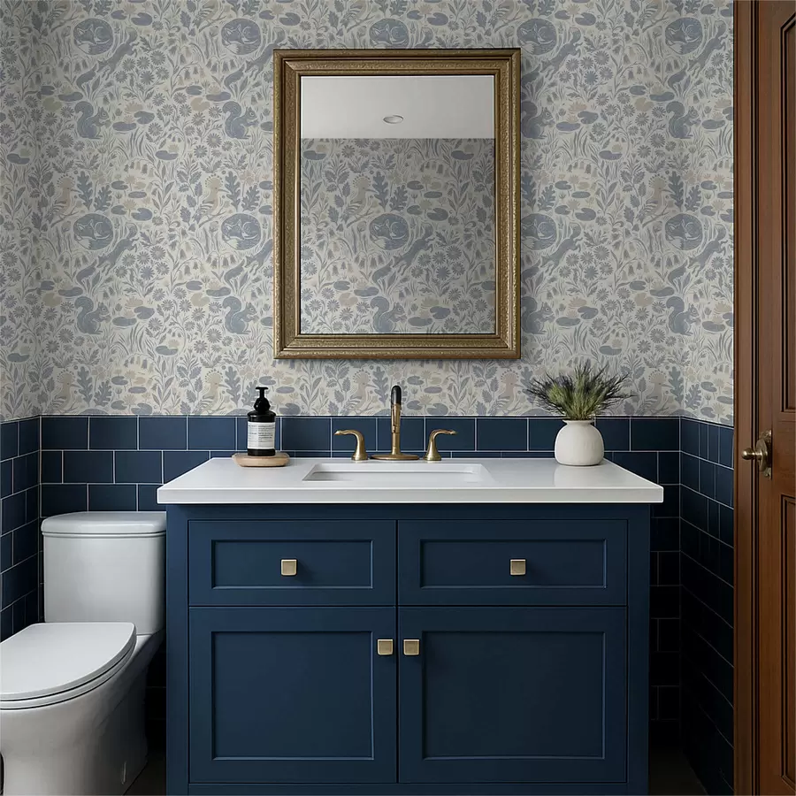 Fototapeedid Dekoratiivne muster metsloomadega a01158