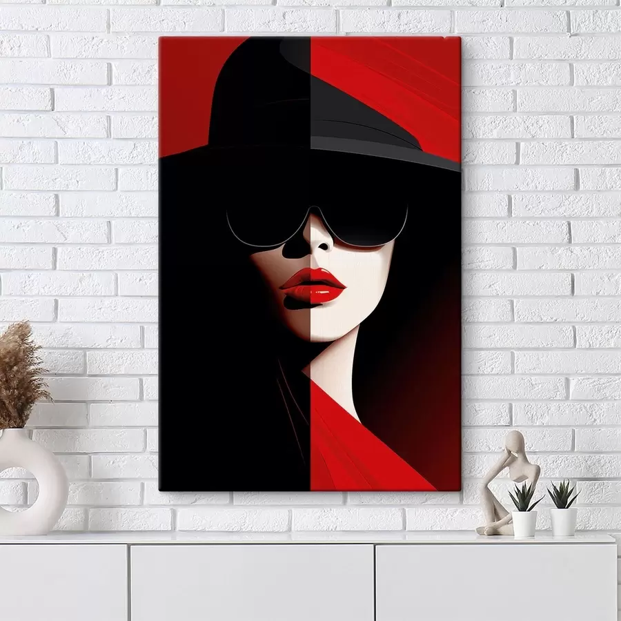 Pilt Naine mütsiga s48649