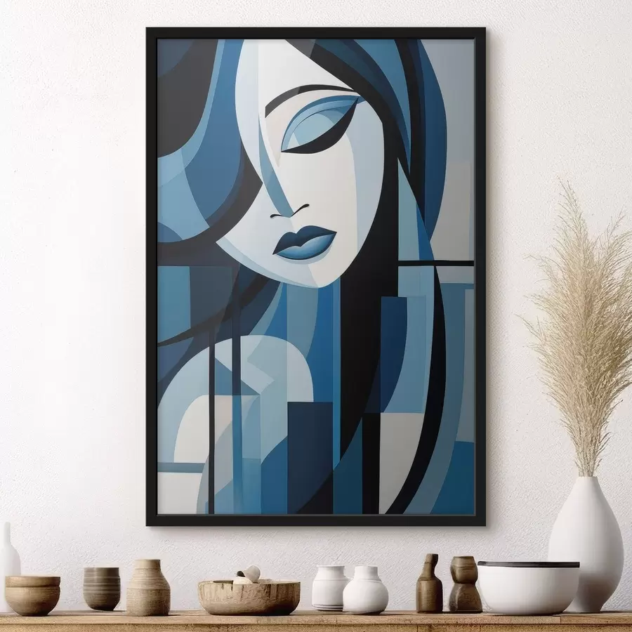 Fototapeedid Abstraktne nägu f48661