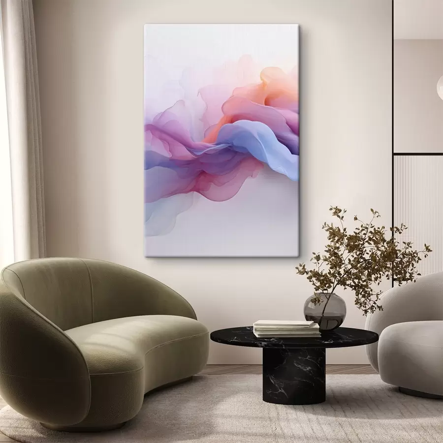 Pilt Abstraktne roosa ja lilla s48637