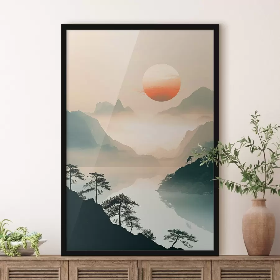 Fototapeedid Bambusevarred, idamaises stiilis f48632