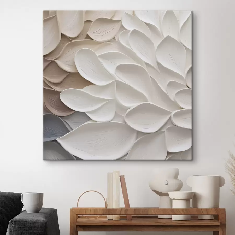 Pilt Maali imitatsioon abstraktsetest õielehtedest s48676