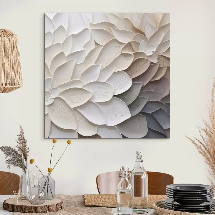 Pilt Maali imitatsioon abstraktsetest õielehtedest s48677